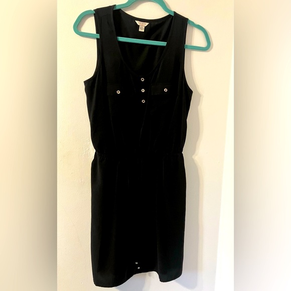 Black Guess Branded Dress Size Small - Picture 1 of 3